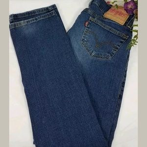 Levi's 504 Women's Slouch Straight Jeans Size 11 M